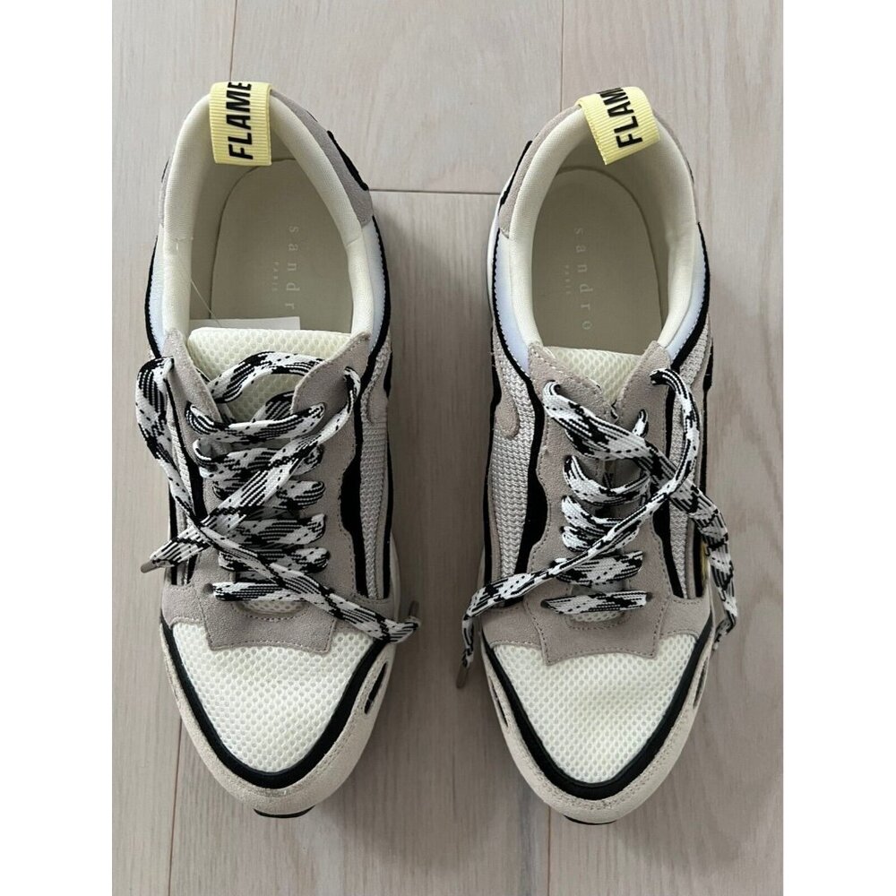 Sandro Paris Python Flame Trainers Sneakers ( 8 ) - image 3